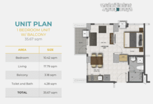 casa mira mandaue 1br w balcony plan
