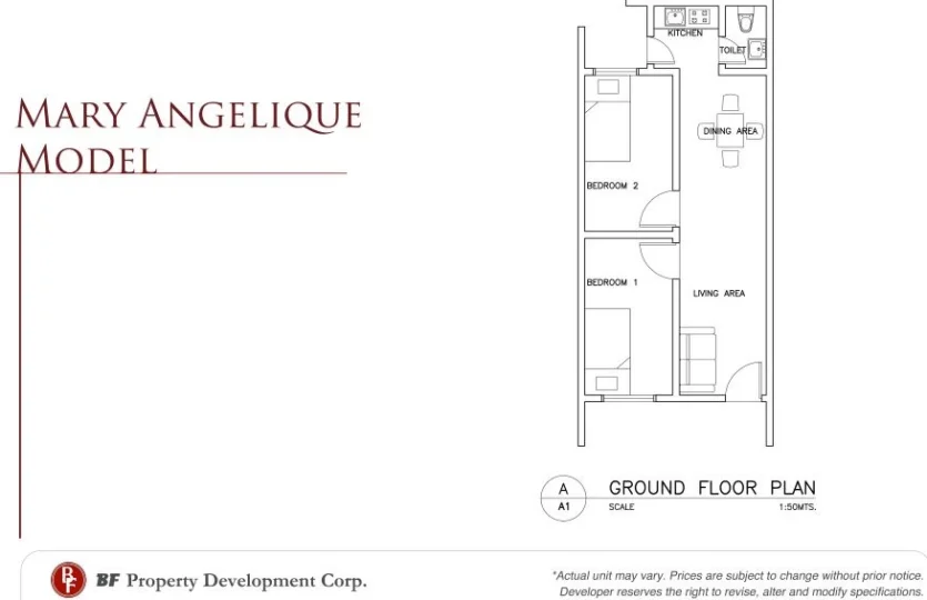 BF Bellaville Mary Angelique Floor Plan