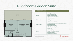 palmava 1br garden suite