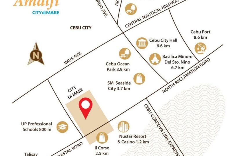 Amalfi Cebu Location