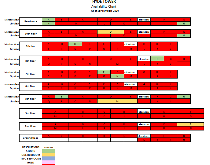 hyde tower availability