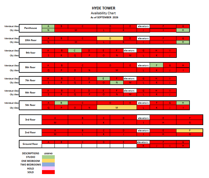 hyde tower availability