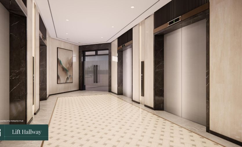 Alto Ranudo lift hallway