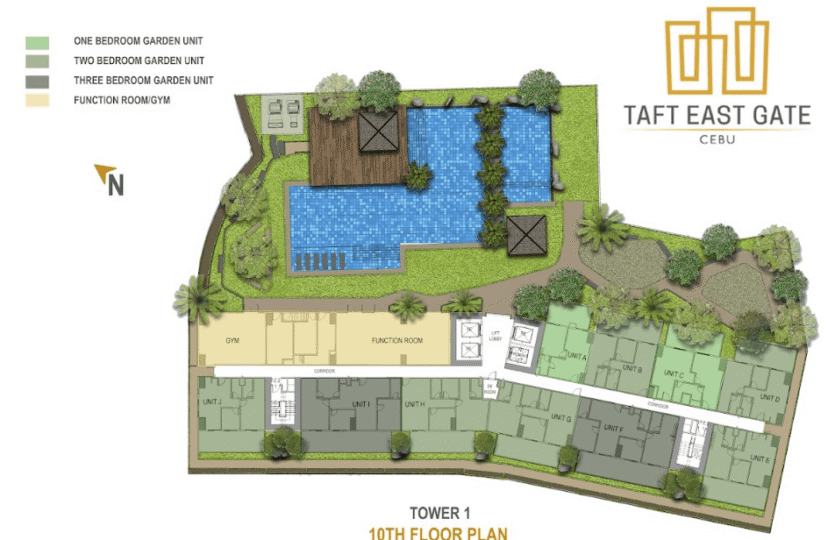 taft east gate amenity floor