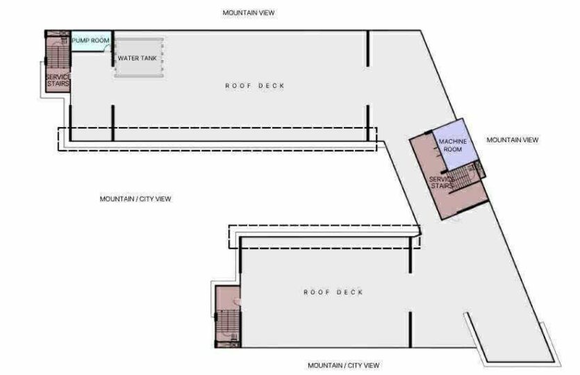 guada verde roof deck plan
