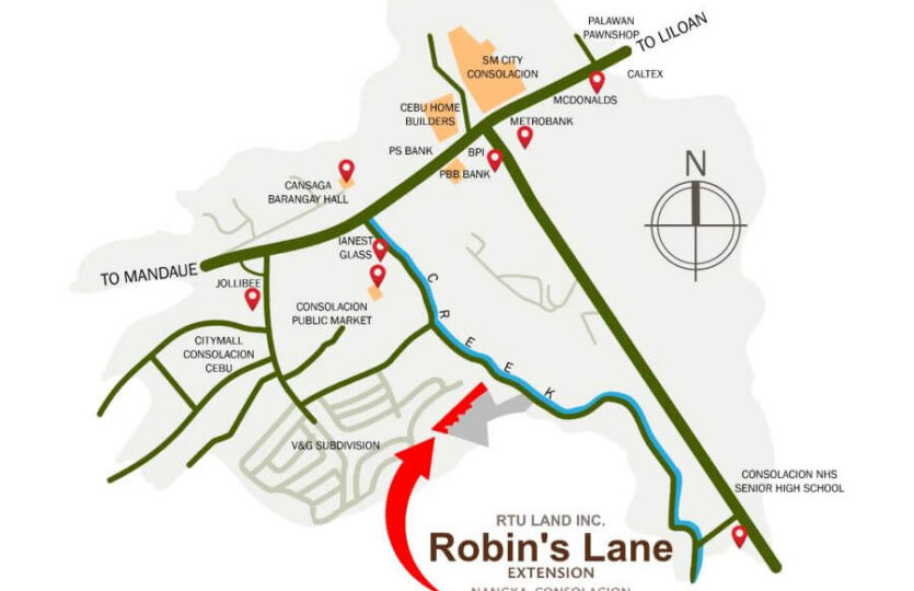 robins land nangka location