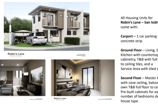 Robins Lane San Isidro Townhouses | San Fernando Cebu