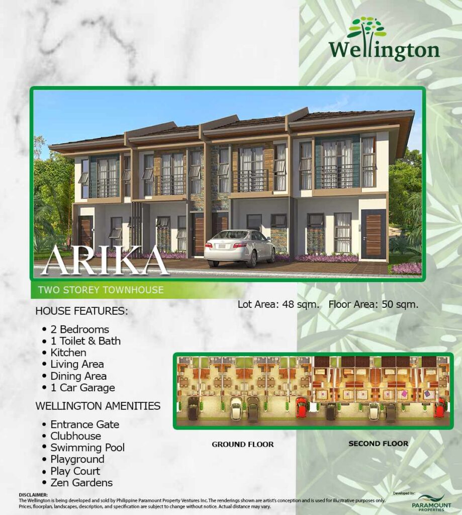 wellington greens arika model