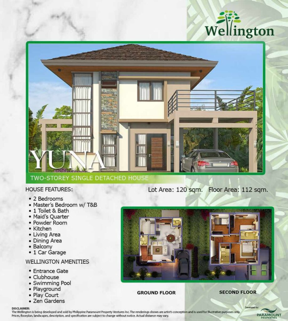 wellington greens yuna model